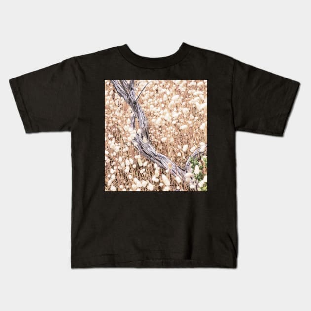 Grasses, dead wood Kids T-Shirt by geoffshoults